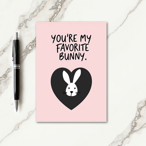 Sweet Bunny Love Card