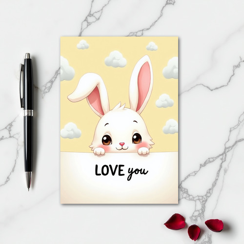 Sweet Bunny Love You Card