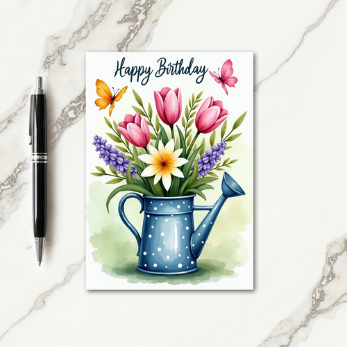 Sweet Butterfly Bloom Card