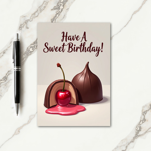 Sweet Cacao Birthday Card