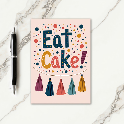 Sweet Cake Sprinkle Card