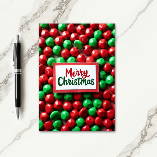 Sweet Candy Christmas Card