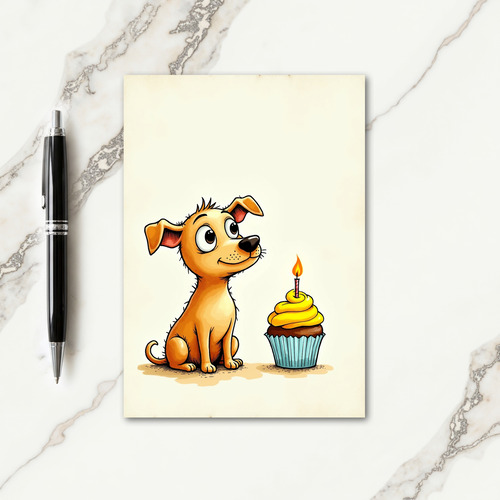 Sweet Canine Birthday Card