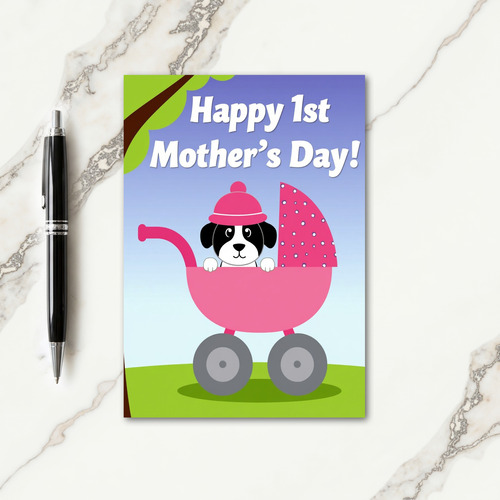 Sweet Canine Mothers Day Card