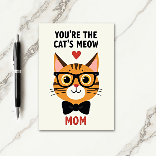 Sweet Cat Mother Day Card
