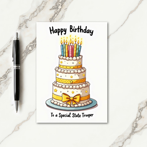 Sweet Celebration Cake Birthday Card