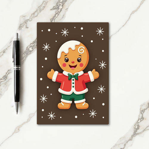 Sweet Character Christmas Card