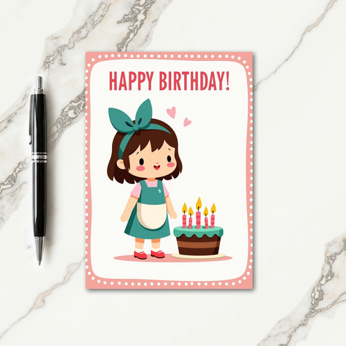 Sweet Childs Birthday Card