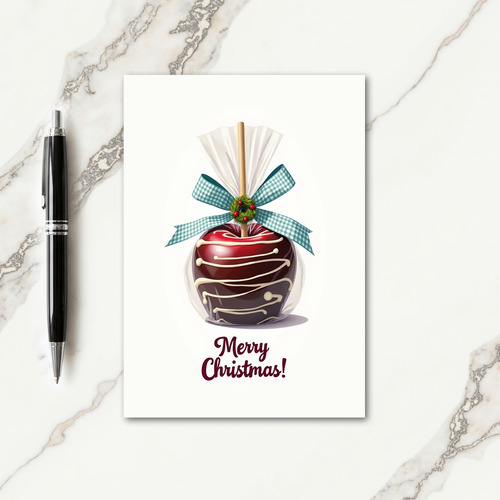 Sweet Christmas Apple Card thumbnail