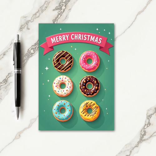 Sweet Christmas Donut Card