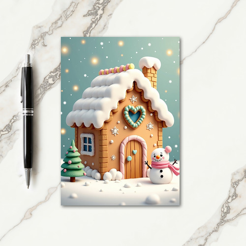 Sweet Christmas House Card