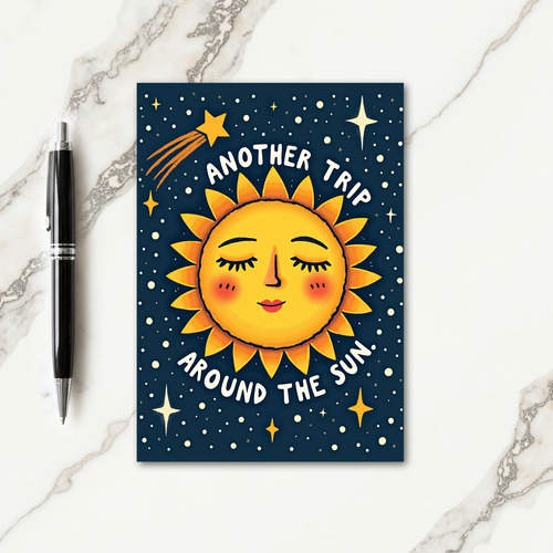 Sweet Cosmic Birthday Card