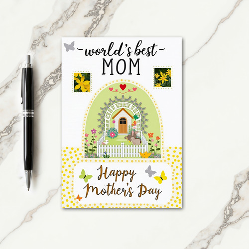 Sweet Cottage Mothers Day Card