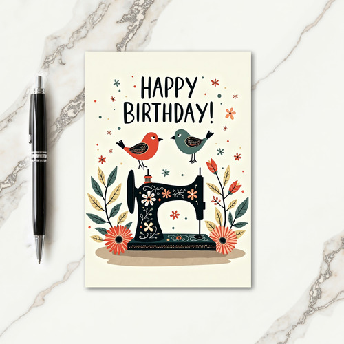 Sweet Crafty Birds Card