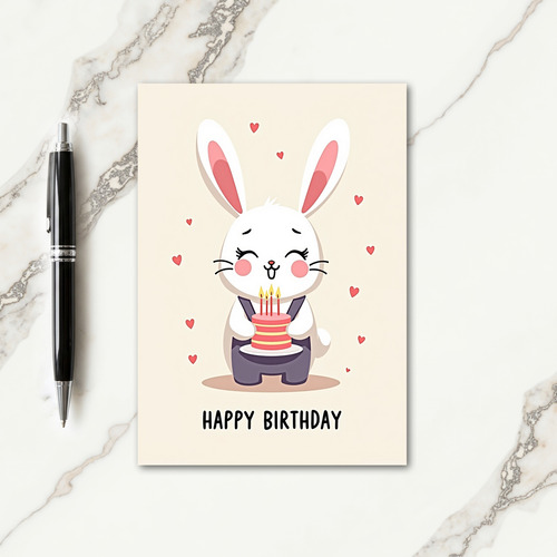 Sweet Creature Candles Birthday Card