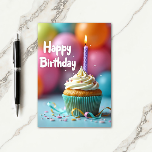 Sweet Cupcake Celebration Card