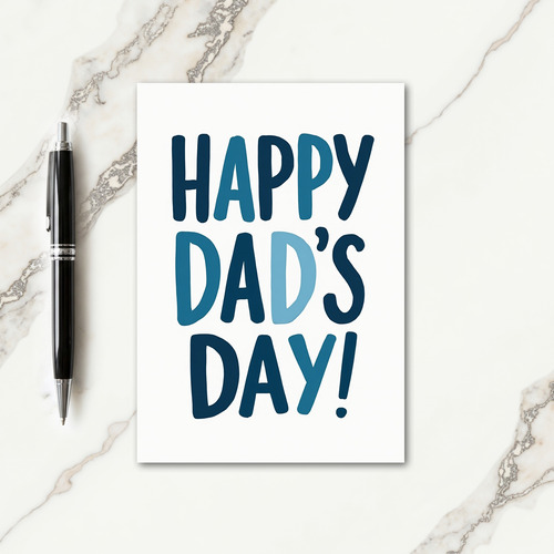 Sweet Dads Day Text Card