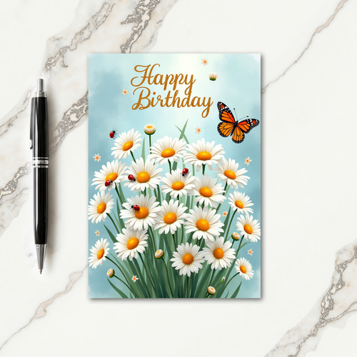 Sweet Daisy Birthday Card