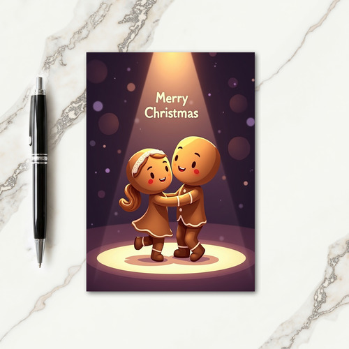 Sweet Dancing Cookie Card