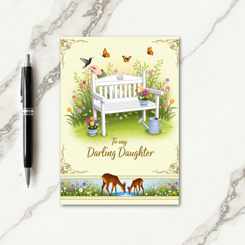Sweet Daughter Mothers Day Scene Card