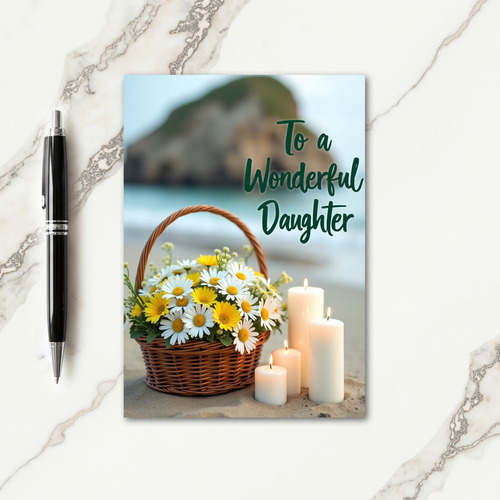 Sweet Daughter Seaside Card