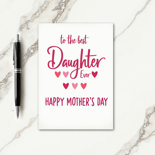 Sweet Daughters Day Card