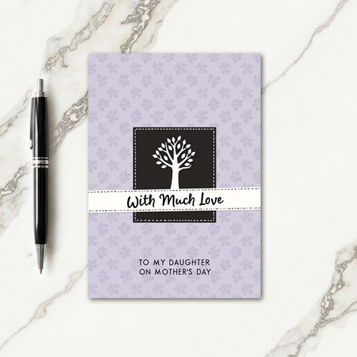 Sweet Daughters Day Tree Card
