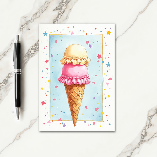 Sweet Dessert Birthday Card
