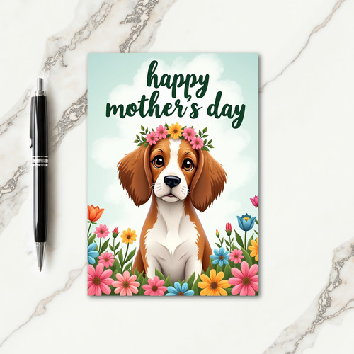 Sweet Dog For My Wife Card
