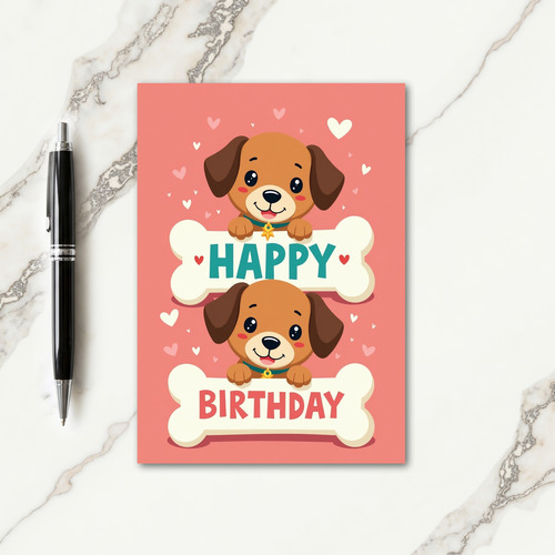Sweet Doggy Art Card