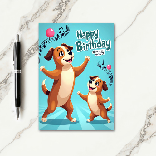 Sweet Doggy Birthday Card