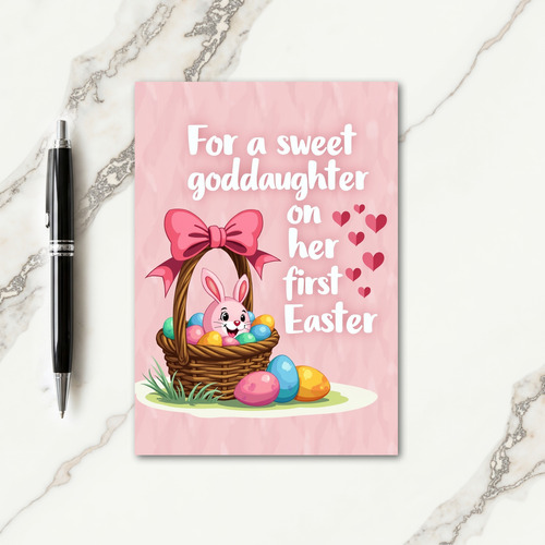 Sweet Easter Goddaughter Card