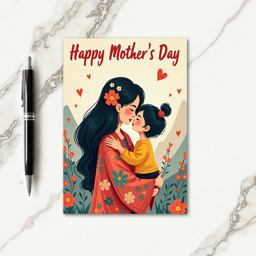 Sweet Embrace Mothers Day Card
