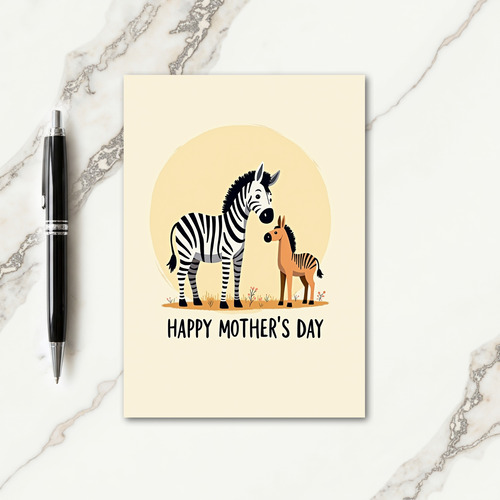 Sweet Equine Mothers Day Card