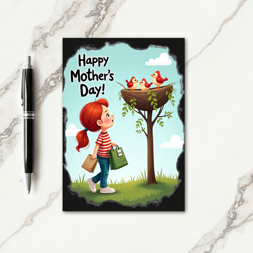 Sweet Family Illustration Card