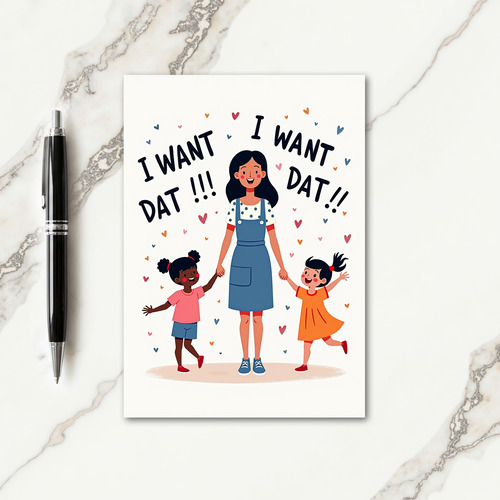 Sweet Family Love Card