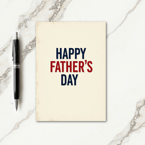 Sweet Fathers Day Aged Card