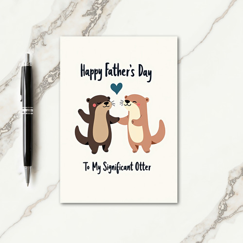 Sweet Fathers Day Aquatic Card