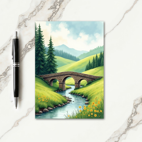 Sweet Fathers Day Arch Bridge Card