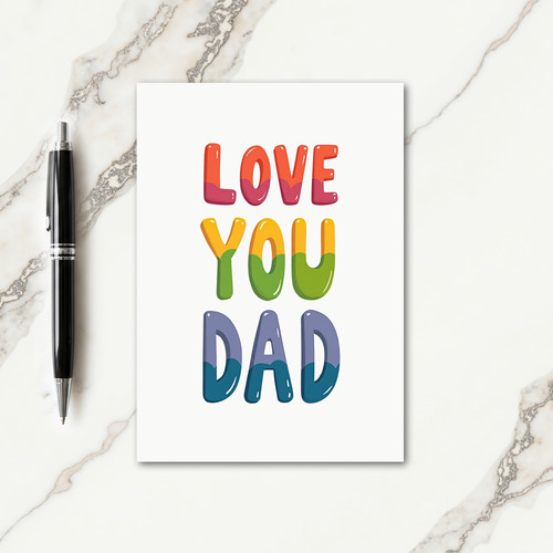 Sweet Fathers Day Balloon Card