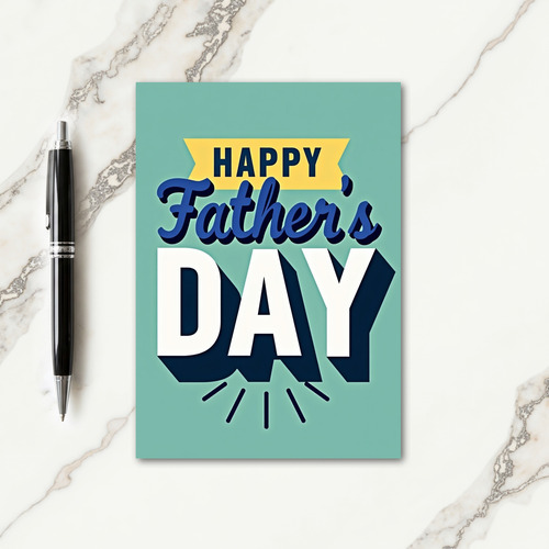 Sweet Fathers Day Banner Card
