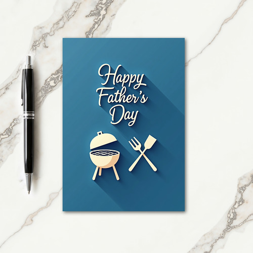 Sweet Fathers Day Bbq Card