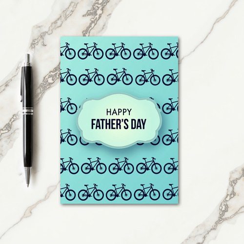 Sweet Fathers Day Bicycle Card