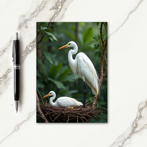 Sweet Fathers Day Bird Portrait Card