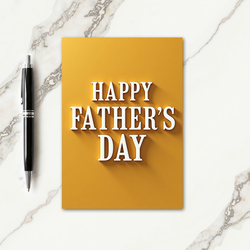 Sweet Fathers Day Block Card