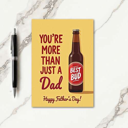 Sweet Fathers Day Bottle Card