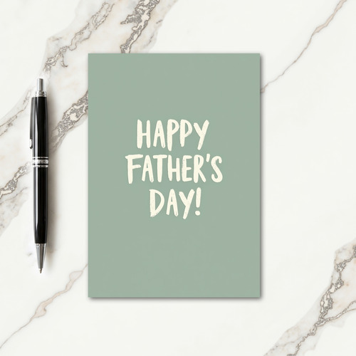 Sweet Fathers Day Brush Card