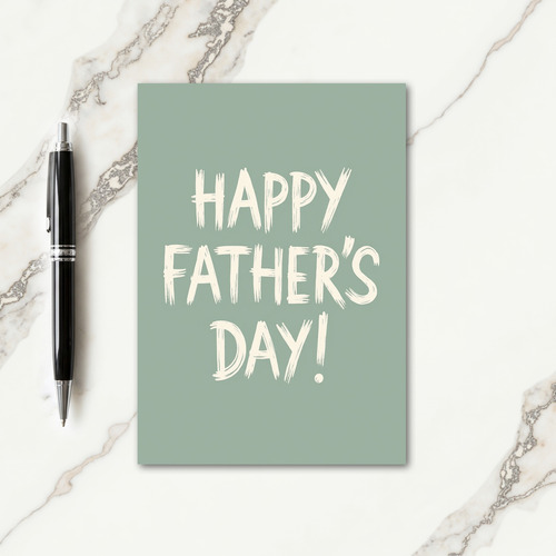 Sweet Fathers Day Brushwork Card