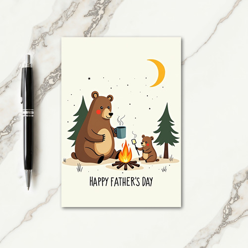 Sweet Fathers Day Campfire Card