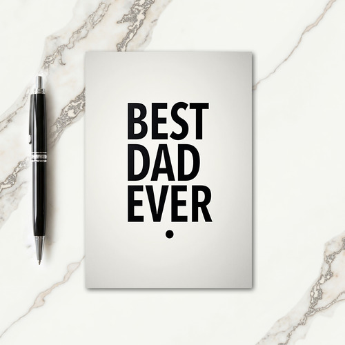Sweet Fathers Day Canvas Card